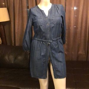 Calvin Klein 👖 Denim Dress w Drawstring waist